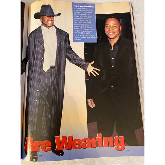 Ebony Magazine April 2001. Cover photo: Shemar Moore & Morris Chestnut. Like New - Picture 13 of 16